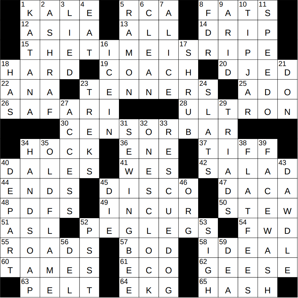 nyt crossword wed apr 9 2025