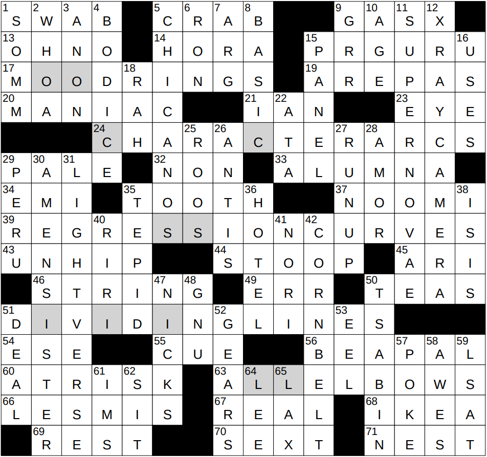 nyt crossword may 25 2025