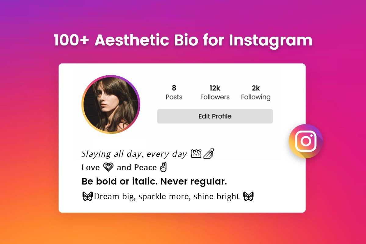 100 Aesthetic Bio For Instagram In 2024 Copy Paste Fotor
