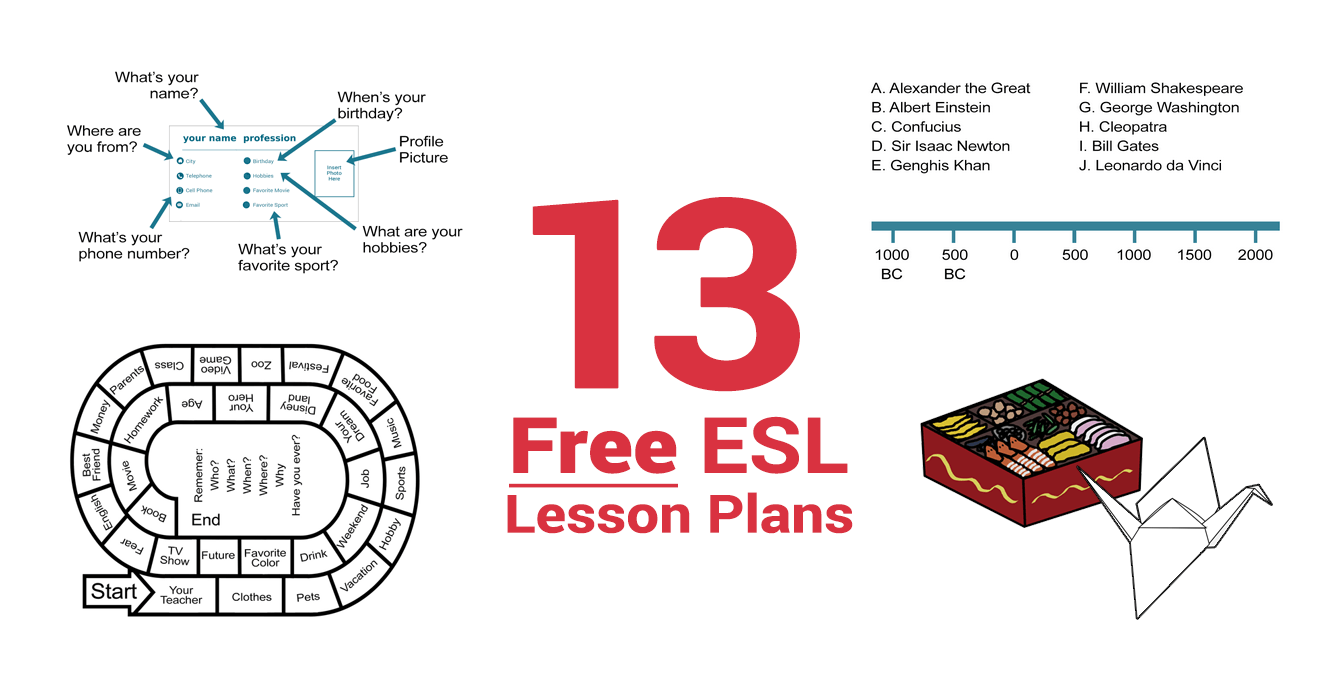 13 Free ESL Lesson Plans To Master Your ESL Classes ALL ESL