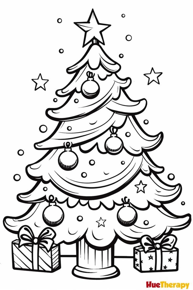 printable xmas coloring pages