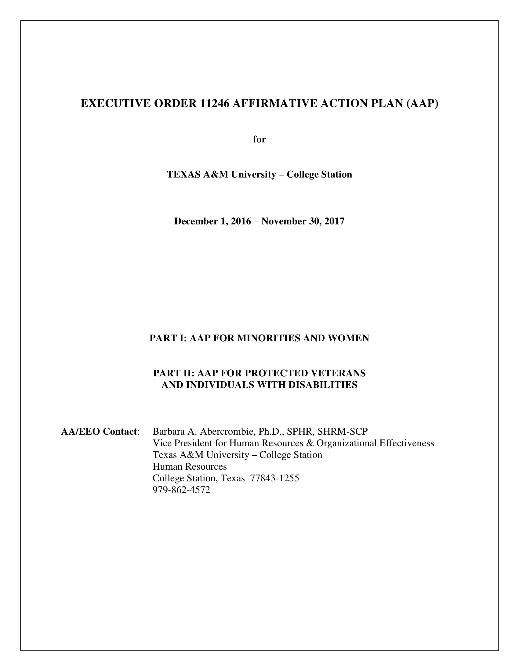 17 Affirmative Action Plan Examples To Download