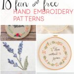 17 Sites With Fun And Free Hand Embroidery Patterns