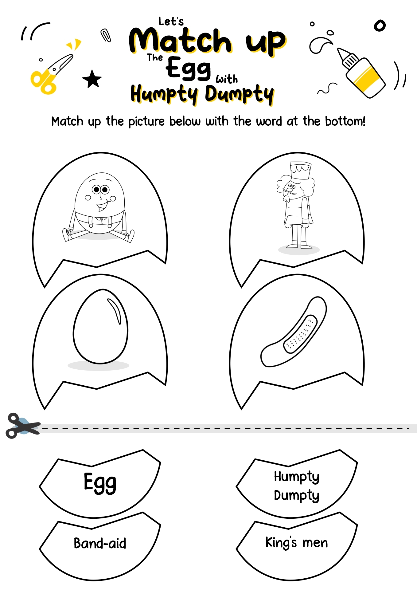printable humpty dumpty puzzle