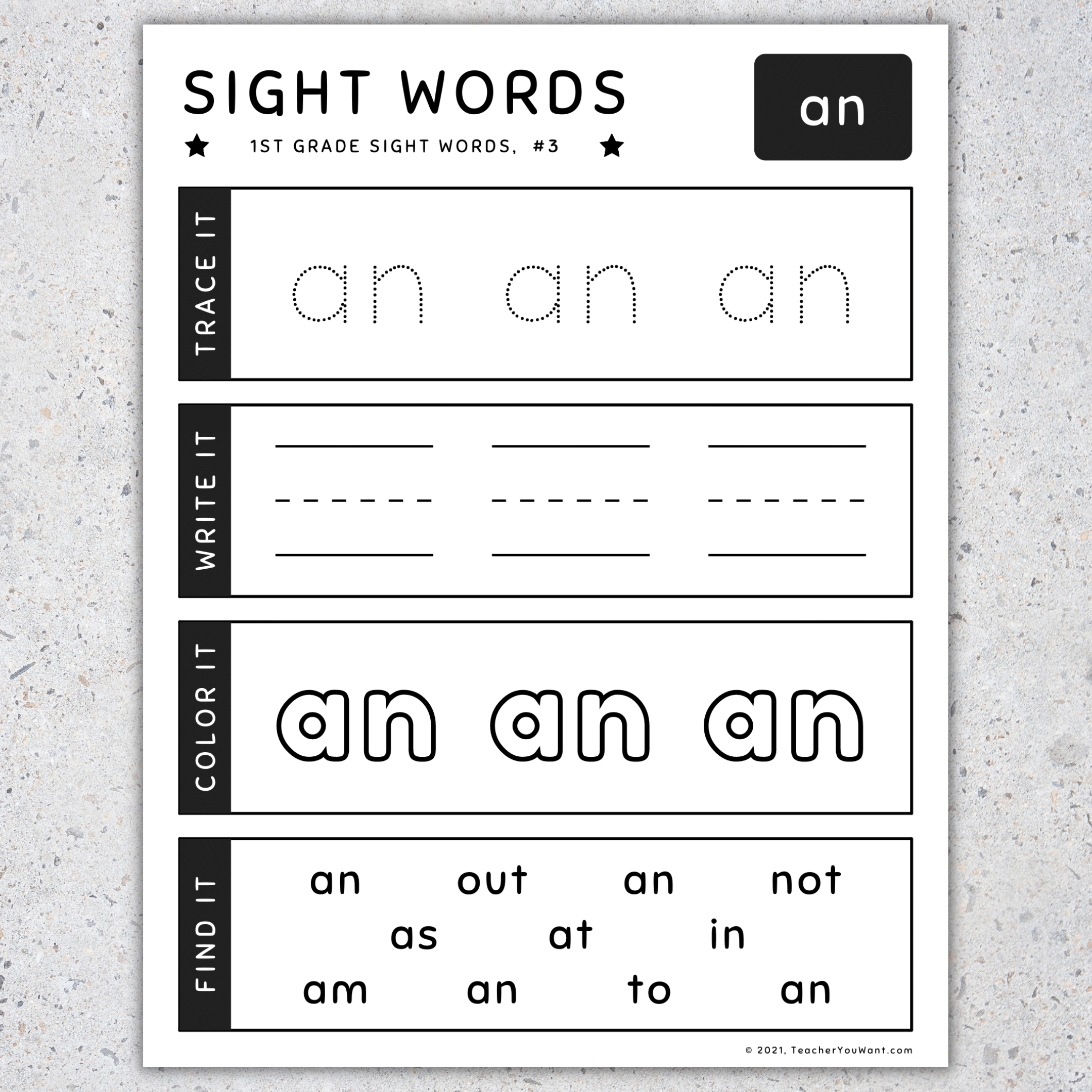 1st Grade Sight Words Trace Write Color And Find It Worksheets SET 5 Made By Teachers 1st Grade Sight Words Trace Write Color And Find It Worksheets SET 5 Made By Teachers