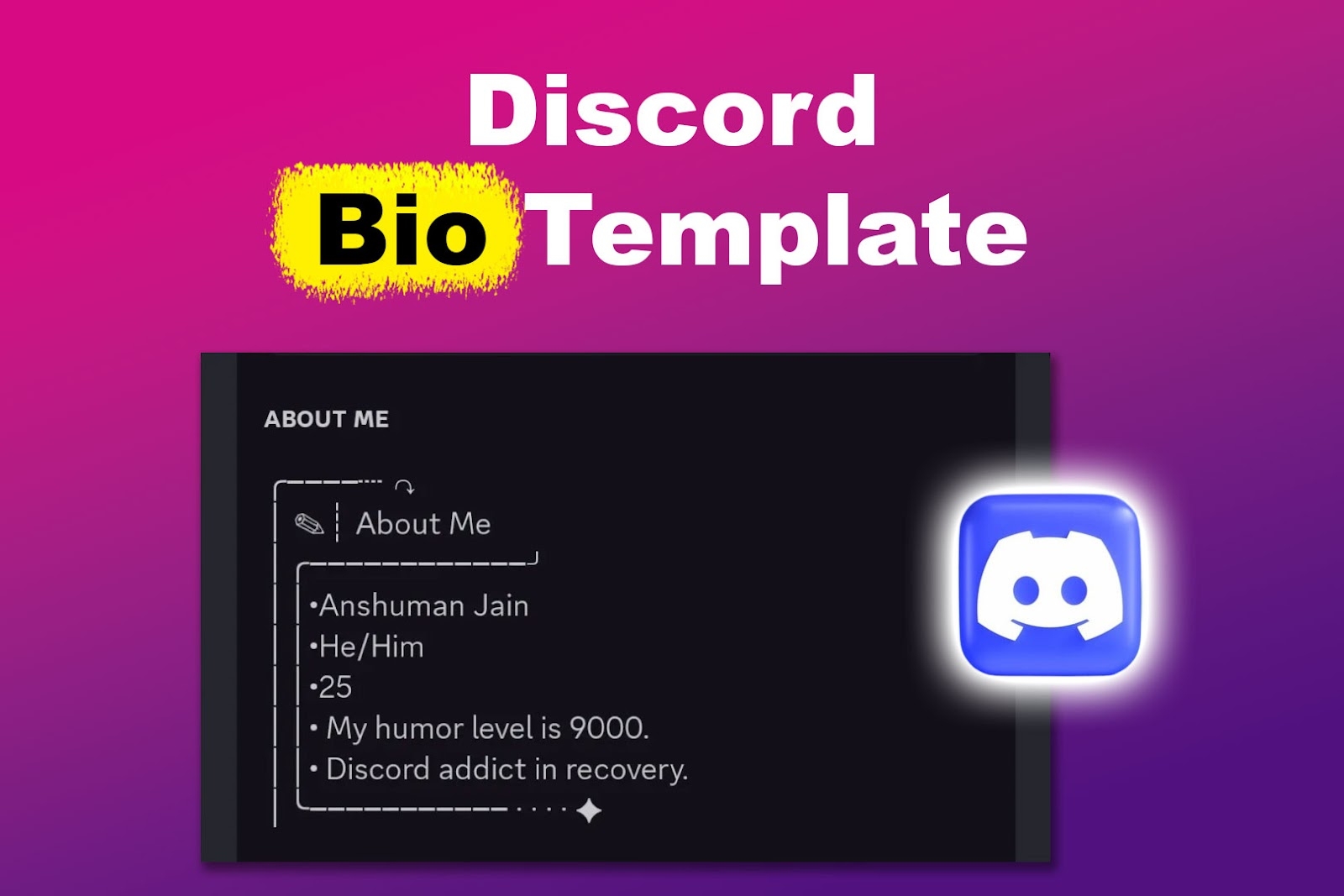 20 Discord Bio Templates Copy Paste Alvaro Trigo s Blog