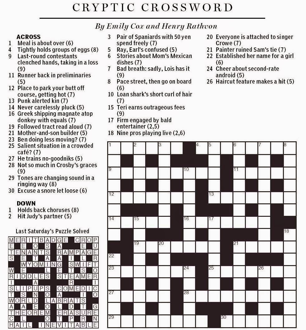 printable crossword puzzles boston globe