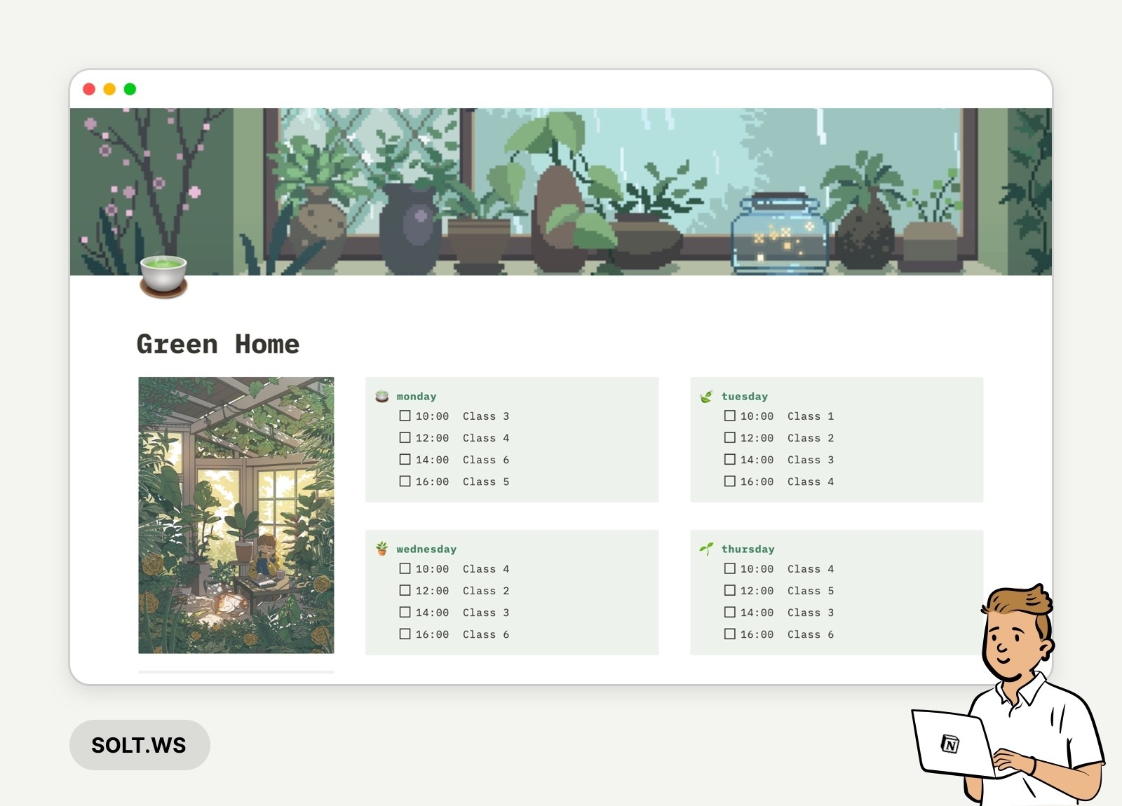 aesthetic notion template free