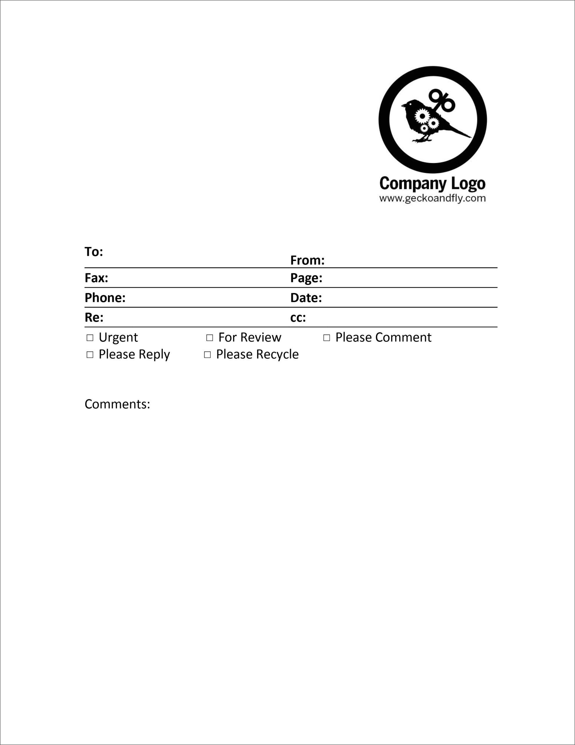 20 Free Fax Cover Templates Sheets In Microsoft Office DocX