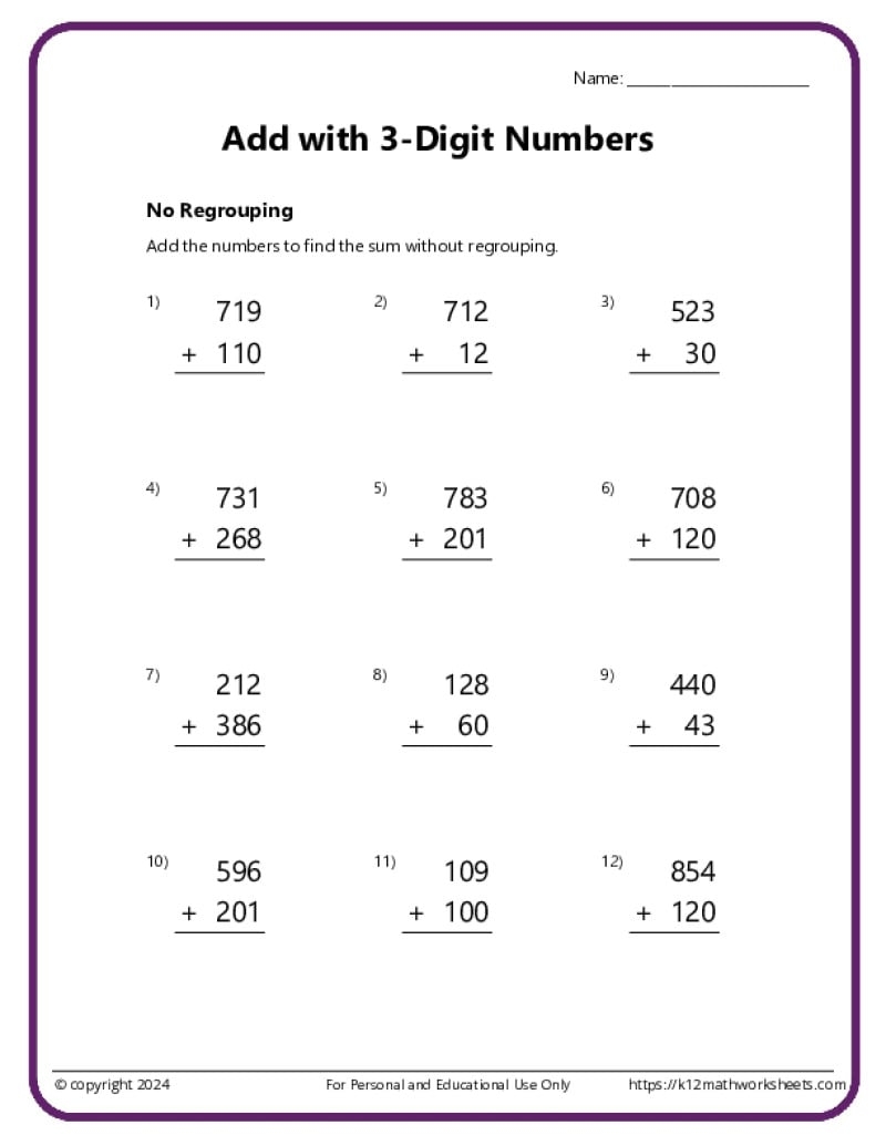 2nd Grade Addition Worksheets 2nd Grade Addition Worksheets