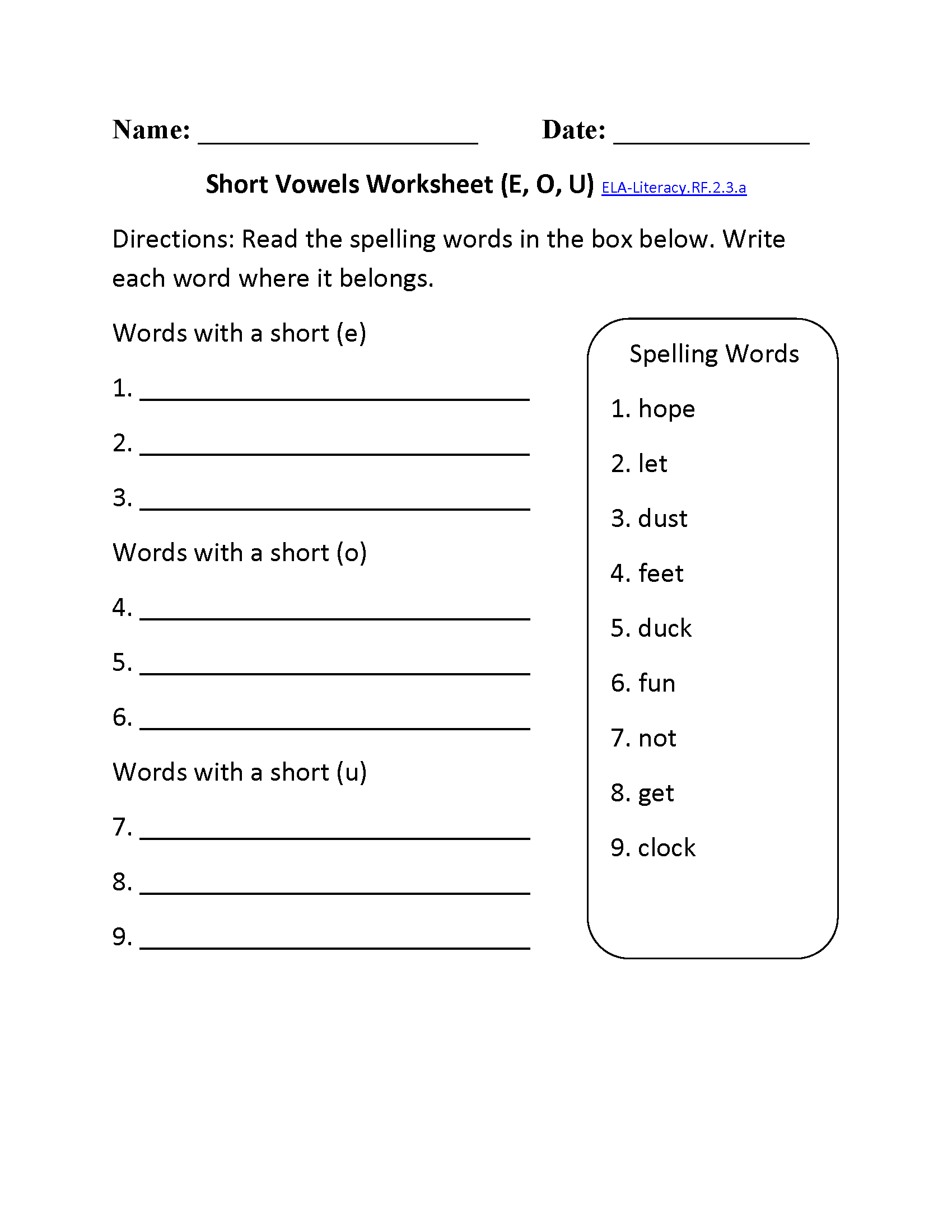 2nd Grade Common Core Reading Foundational Skills Worksheets 2nd Grade Common Core Reading Foundational Skills Worksheets