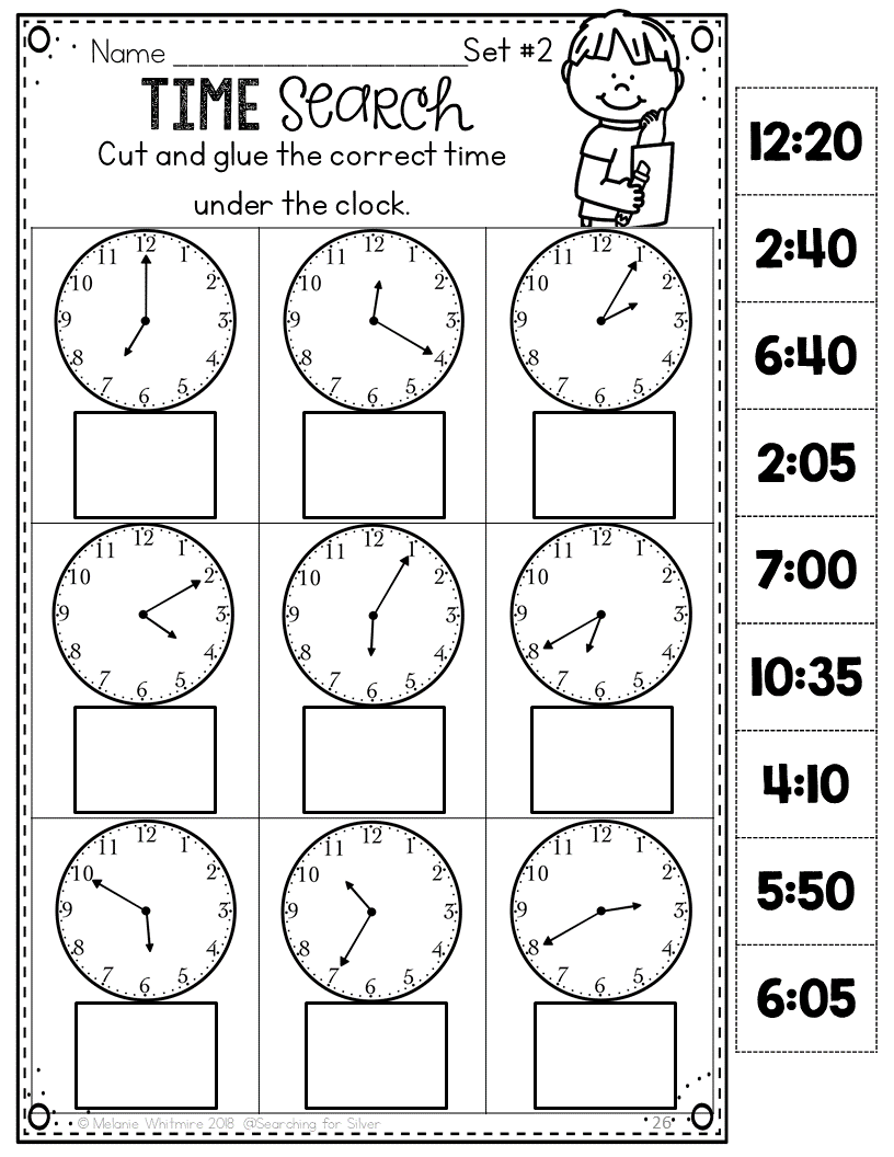 2nd Grade Telling Time Made By Teachers