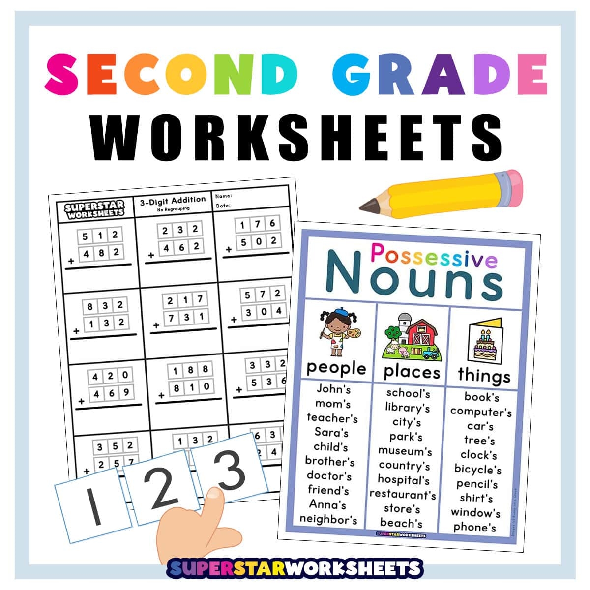 2nd grade printable worksheets