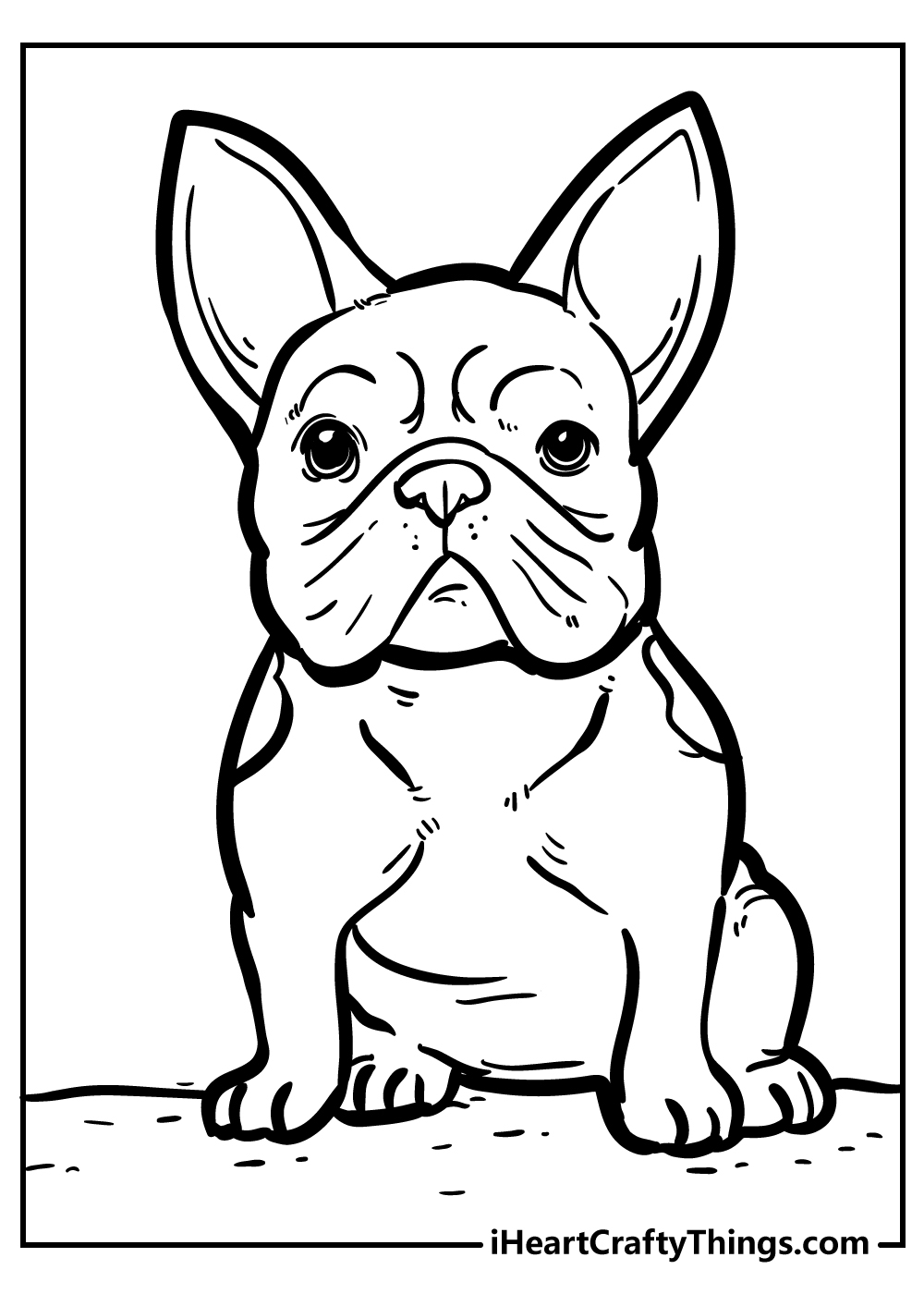 free dog coloring printables
