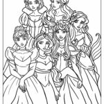 36 Disney Princess Coloring Pages Free PDF Printables
