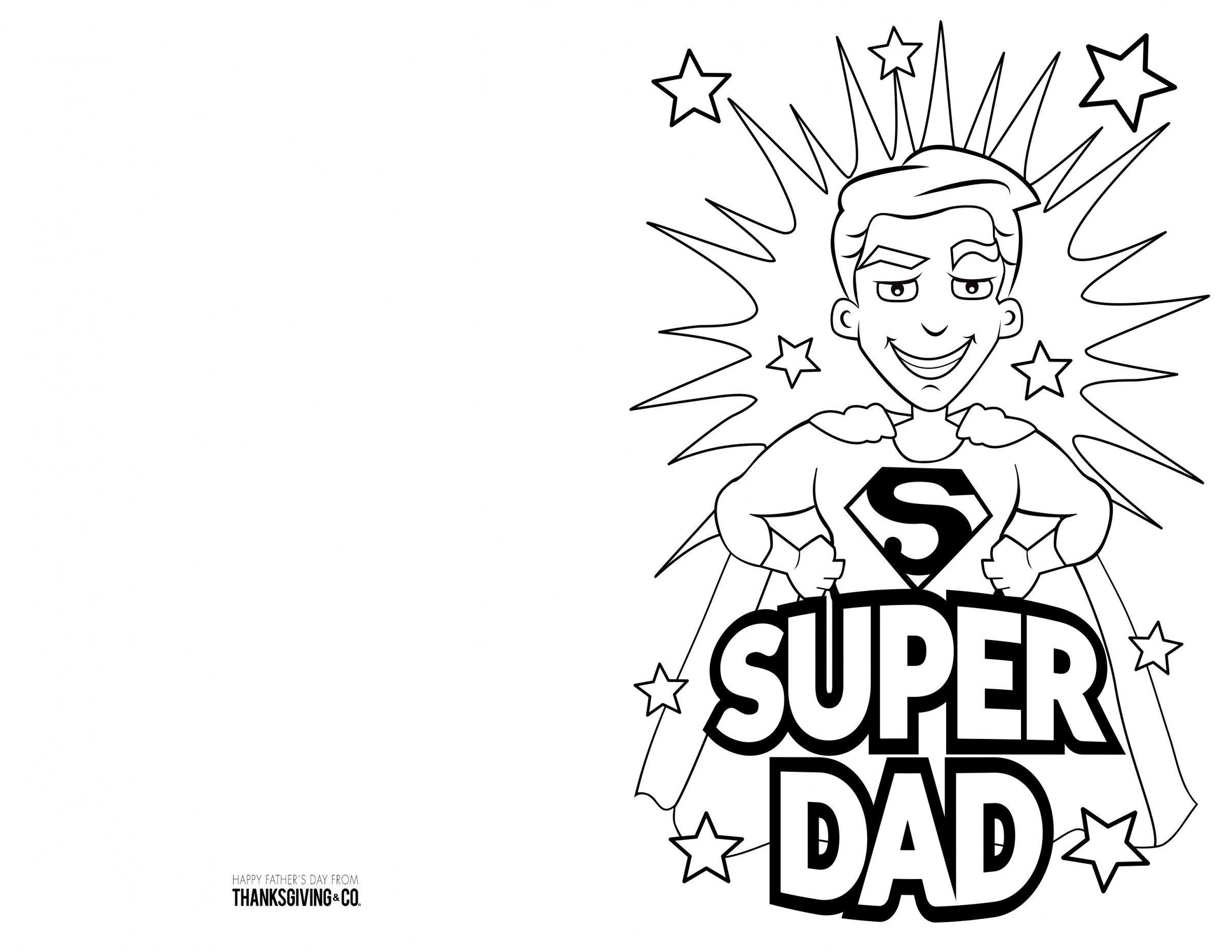 4 Free Printable Father s Day Cards To Color