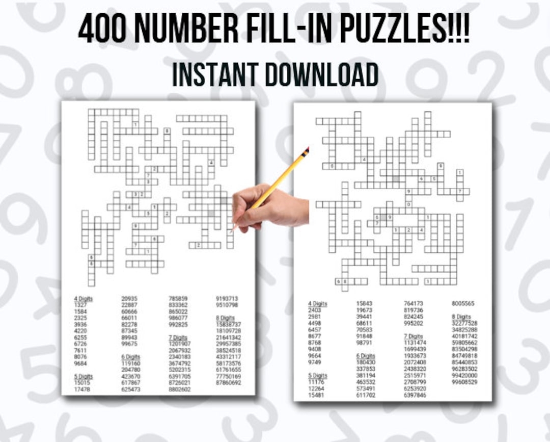 printable number fill in puzzles