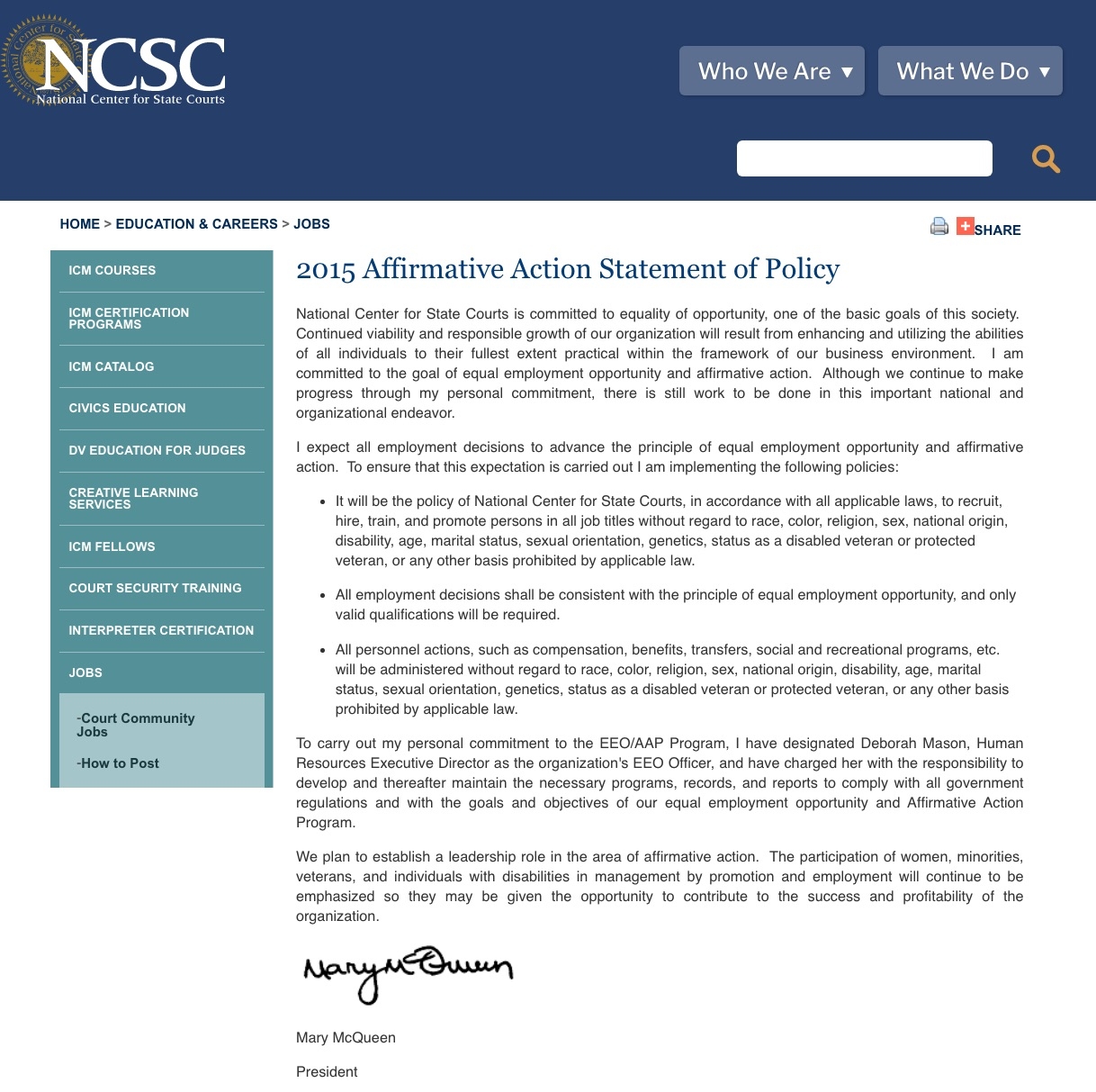 5 Examples Of Affirmative Action Plan Statements Ongig Blog