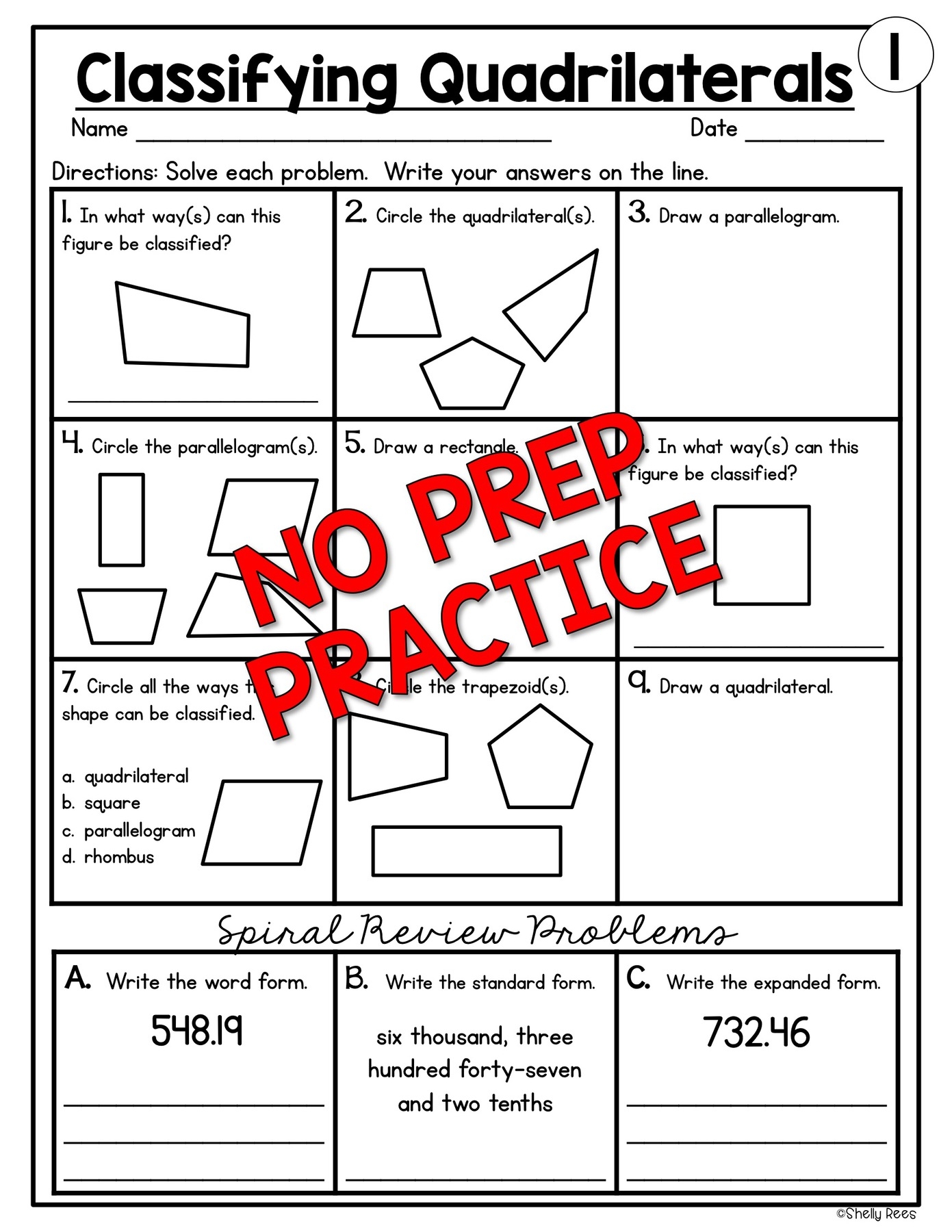 5th grade worksheets