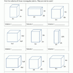 5th Grade Volume Worksheets