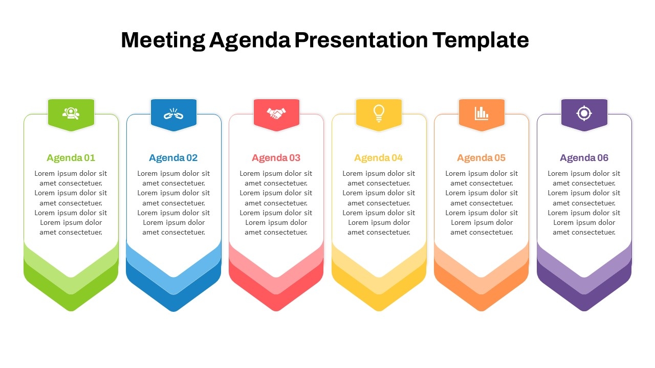 6 Points Meeting Agenda Template For PowerPoint Google Slides SlideKit