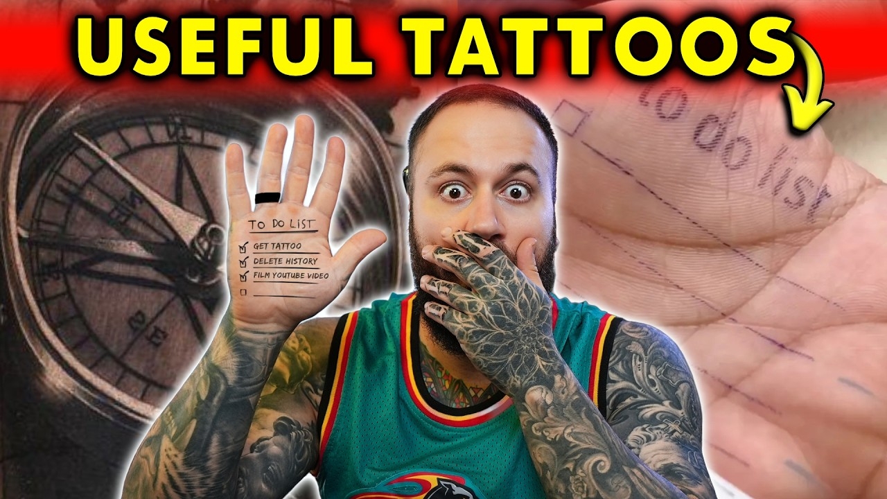 6 Tattoos That Are Surprisingly USEFUL Will Make Everyday Life EASIER YouTube