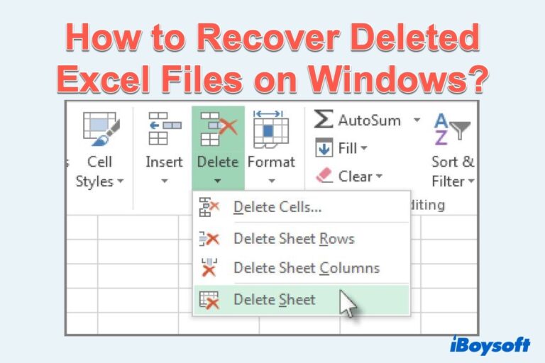 7 Ways Recover Deleted Or Unsaved Excel Files In Windows 