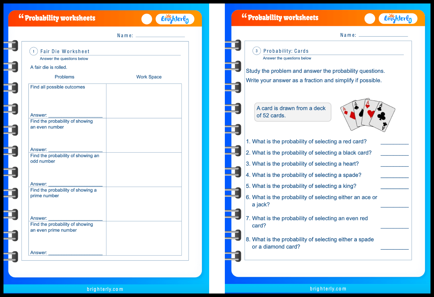 7th Grade Probability Worksheets PDF