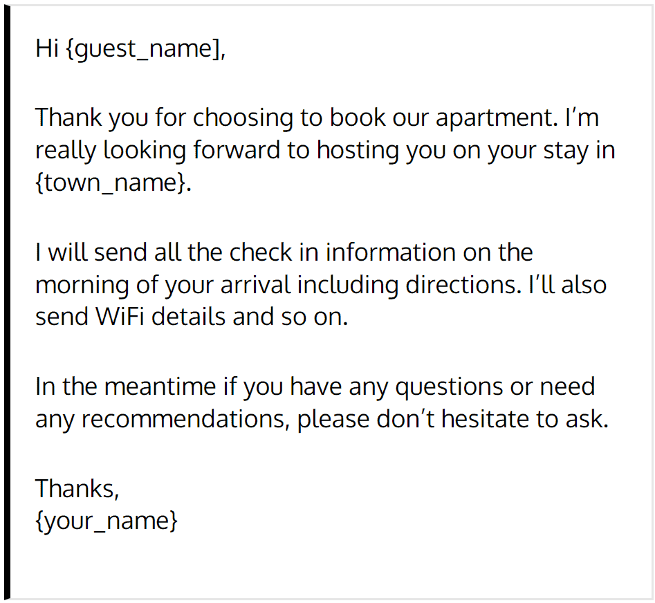 9 Must Have Airbnb Message Templates For Hosts Superhost Tips