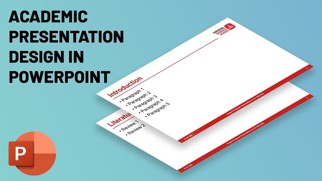 Academic Presentation Template Design In PowerPoint The Office Guys Tutorials YouTube