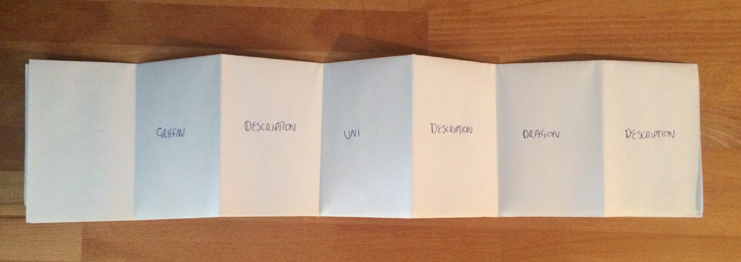 Accordion Book Layout