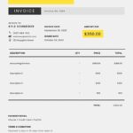 Accounting Services Invoice Template Visme