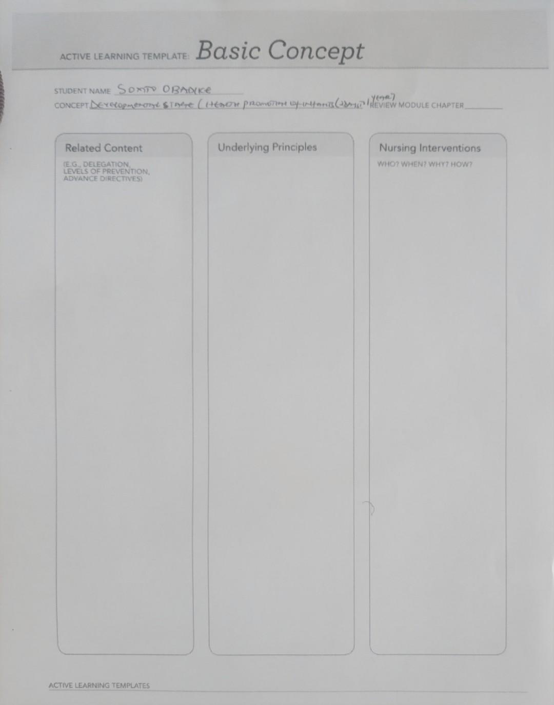 Active Learning Template basic Chegg
