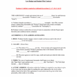 Actor Contract Template Fill Online Printable Fillable Blank PdfFiller
