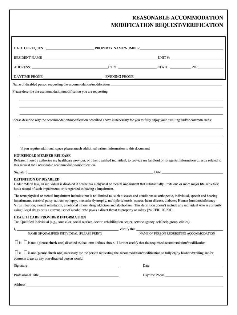 ada medical certification form template