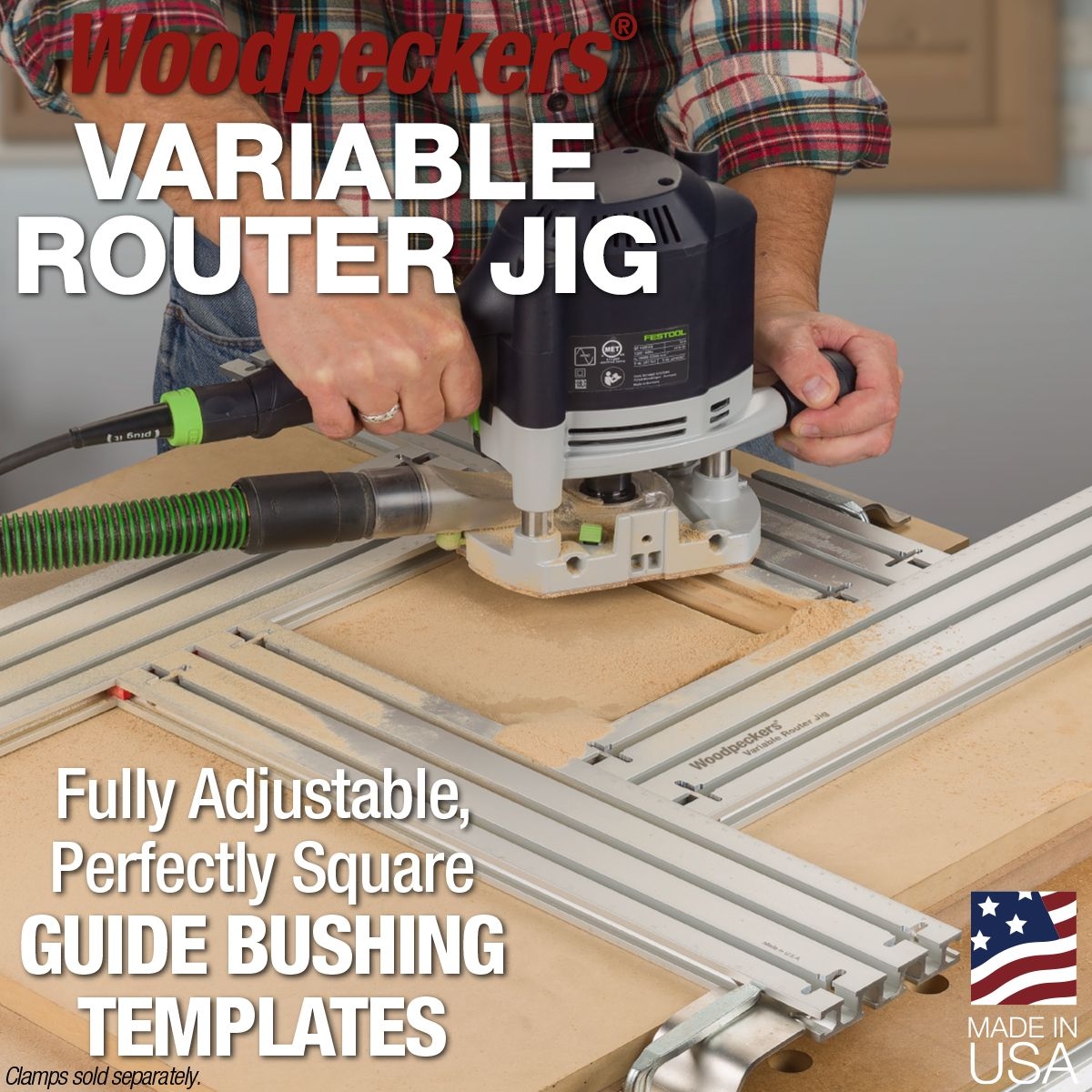 Adjustable Router Jig Woodpeckers