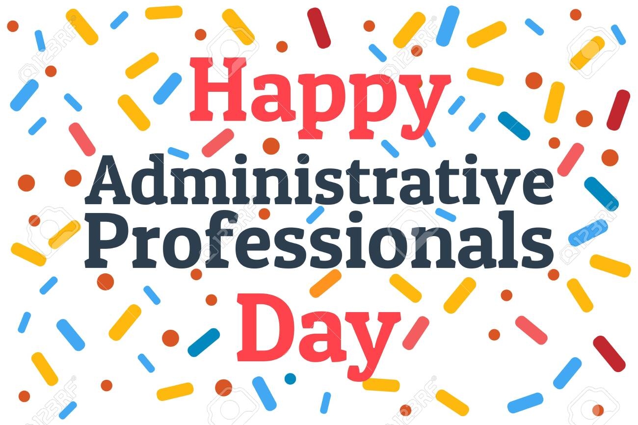 Administrative Professionals Day Secretaries Day Or Admin Day Holiday Concept Template For Background Banner Card Poster With Text Inscription Vector EPS10 Illustration Royalty Free SVG Cliparts Vectors And Stock Illustration Image 140804136 