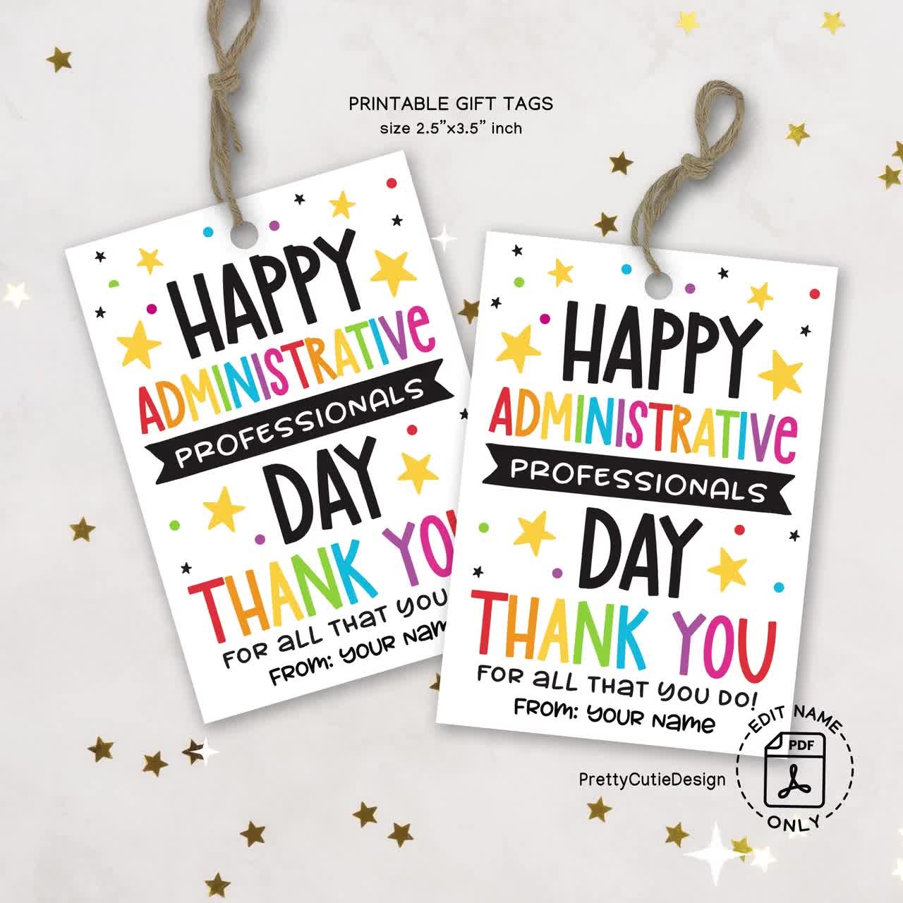 administrative professionals day cards free printable