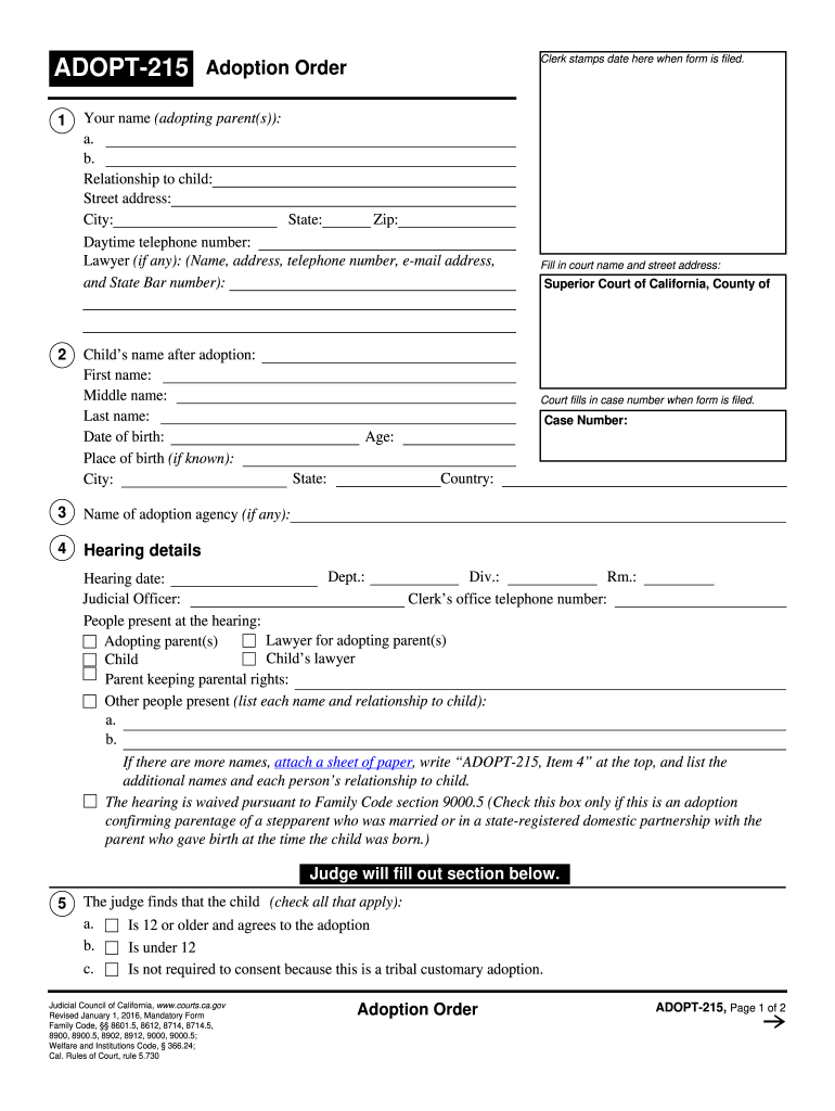 Adoption Papers Fill Out Sign Online DocHub