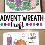 Advent Wreath Rip Art Craft Sara J Creations