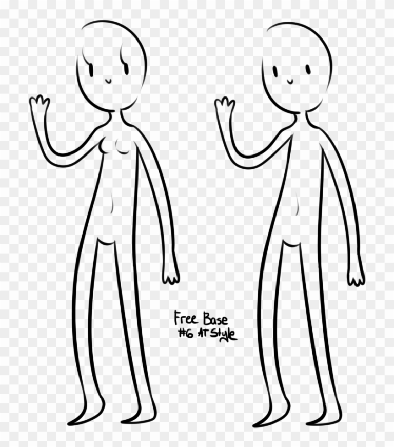 Adventure Time Adoptable Base By Ribbon Adventure Time Character Base Free Transparent PNG Clipart Images Download