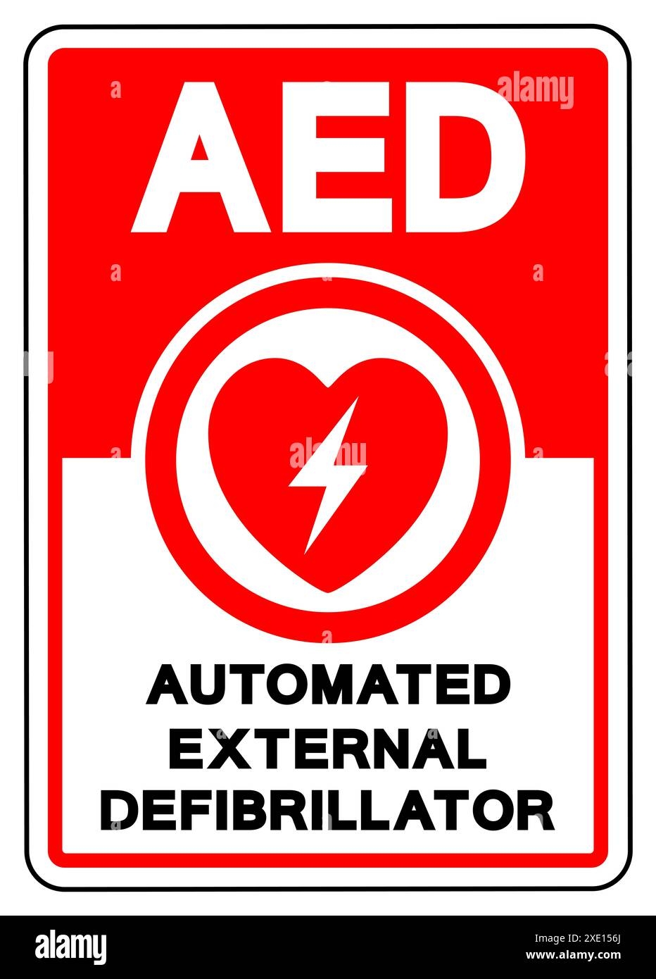 Aed Symbol Cut Out Stock Images Pictures Alamy