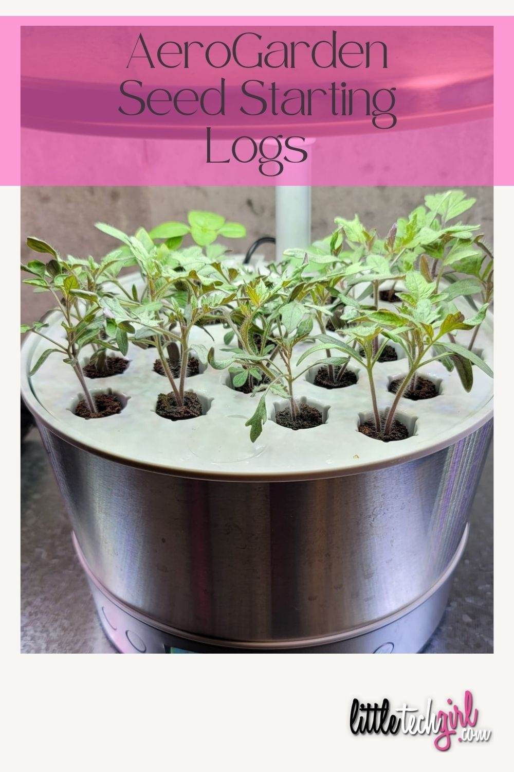 AeroGarden Planting Seed Starter Logs