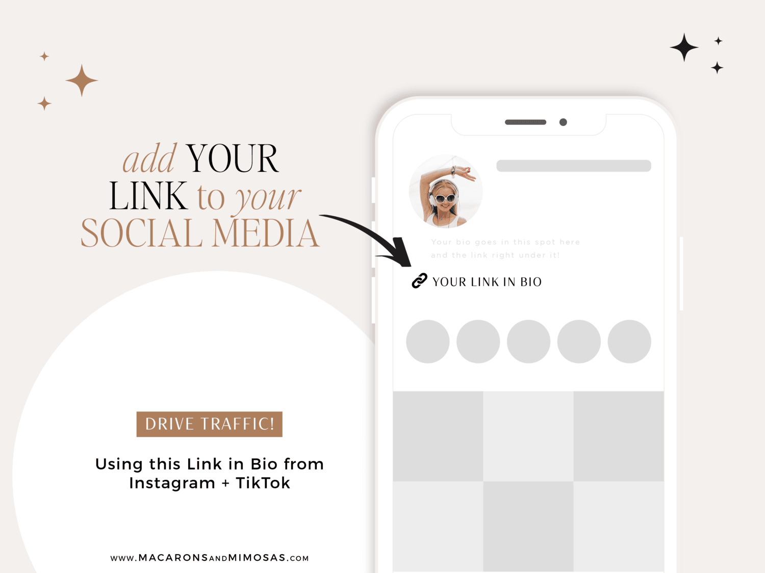 aesthetic ig bio template