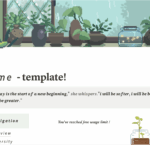 Aesthetic Nature Template By Daniel Ma Notion Marketplace