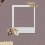 Aesthetic Polaroid Frame In 2022 Photo Collage Template Instagram Frame Template Instagram Frame