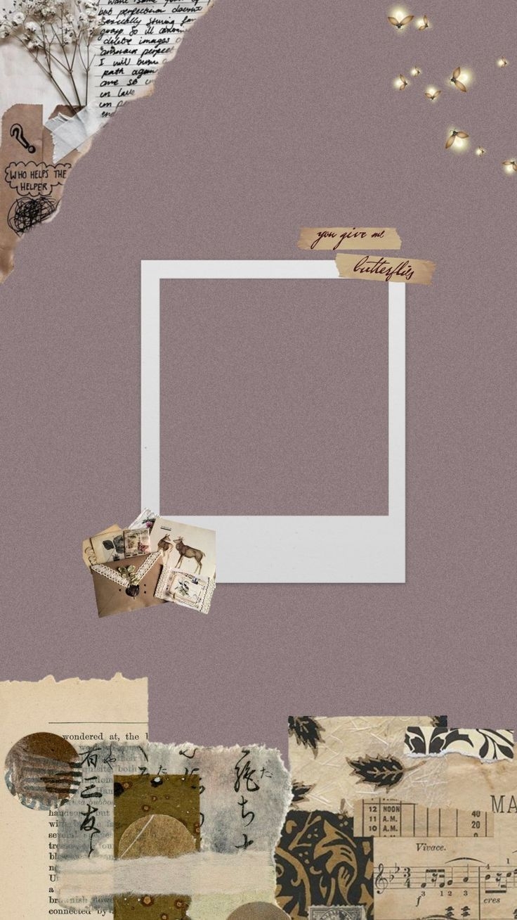 Aesthetic Polaroid Frame In 2022 Photo Collage Template Instagram Frame Template Instagram Frame