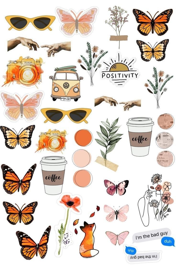Aesthetic Sticker Pack Template