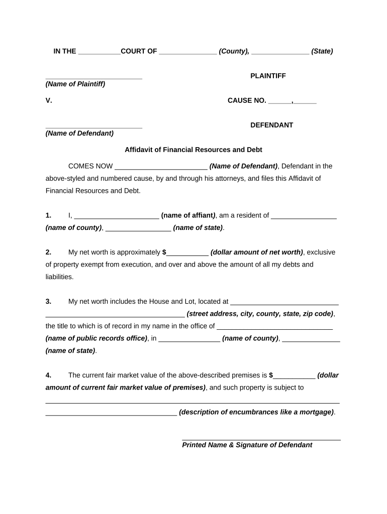 Affidavit Of Truth Credit Repair Fill Out Sign Online DocHub