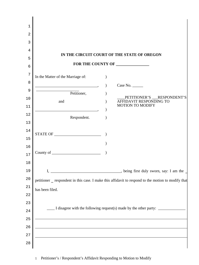 Affidavit Of Truth Template Pre built Template AirSlate SignNow
